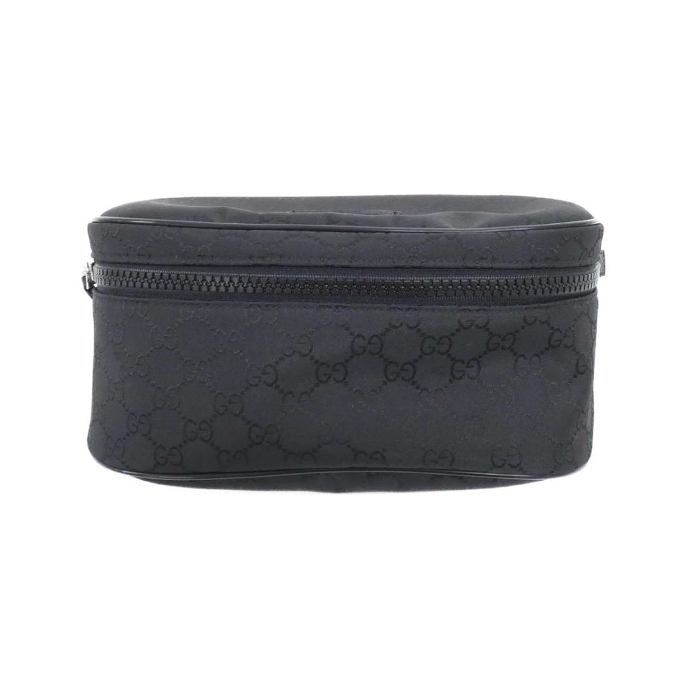 Gucci belt bag classic black GG monogram canvas